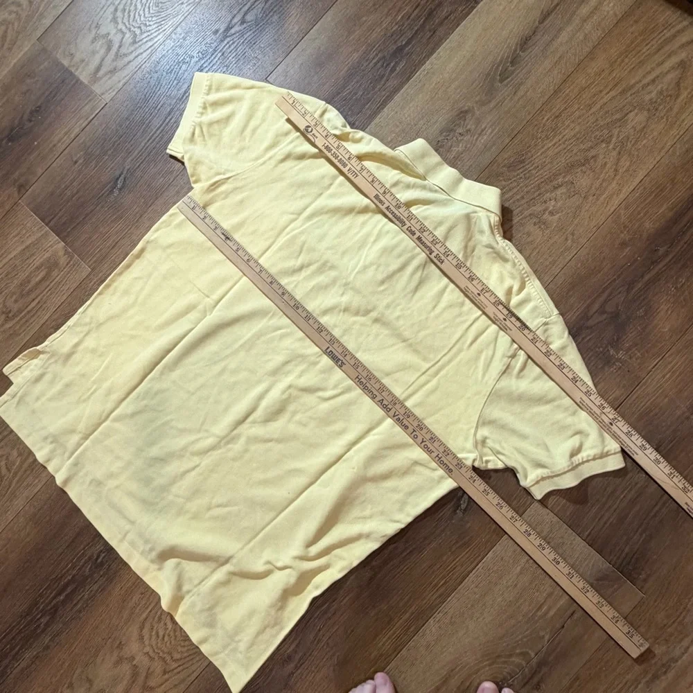 Vintage Ralph Lauren Polo Shirt Iconic Classic Fit Polo Shirt Yellow Classic